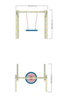 Commercial 100cm Nest Swing Set