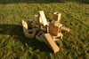 25pcs Building block set with wheelie box