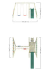 Timber Adventure Swing Set