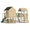 The Indiana Climbing Frame with Playhouse