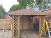 Tamworth 3m x 3m Wooden Gazebo with Shingle roof