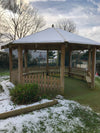 Persia 6m x 6m Treated Wooden Gazebo