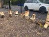 Set of 6 log Stools