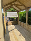 Apex 4m x 2m Treated Wooden Gazebo