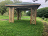 Tamworth 3m x 3m Wooden Gazebo with Shingle roof