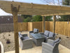 Neptune 3.6m x 4.8m Heavy Duty Wooden Treated Pergola