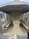 3m x 4m Perspex Seating Room