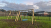 King Kong Commercial 100cm Nest Swing Set and 2x flat swings