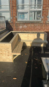 6ft L- Shaped Planter And Seating