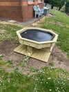 Octagonal water tray stand and base