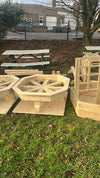 Octagonal water tray stand and base