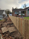 6" x 1" Wooden Treated Fencing