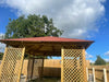 Mercia 4m x 4m Wooden Gazebo with shingle roof