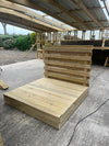 Sandpit with lid and Shelves