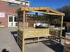 Seated Pergola with treated timber roof