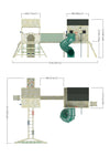 The Idaho Climbing Frame with Enclosed Tube Slide