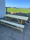 Heavy Duty Garden Table with Benches